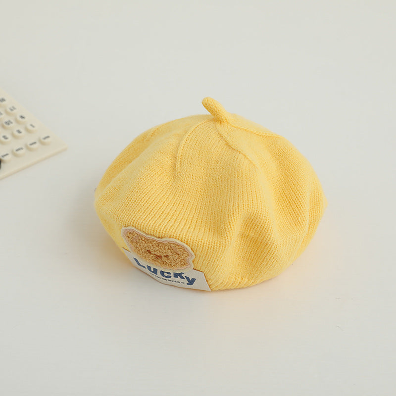 Wholesale Children's Woolen Bear Beret