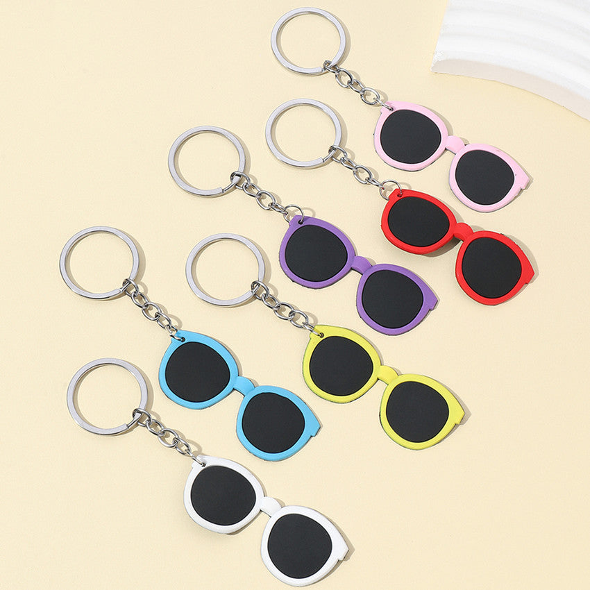 Silicone Glasses Keychain Cute Keychain