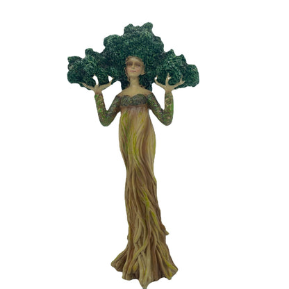 Mother Earth Tree God Statue Resin Craft Ornament