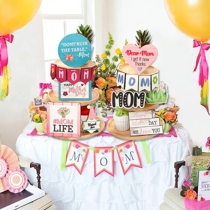 Mother's Day Pallets with Wooden Ornaments