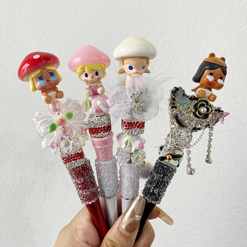 Beaded Pens Heavy Duty Hand-painted Diamond Beads Bow