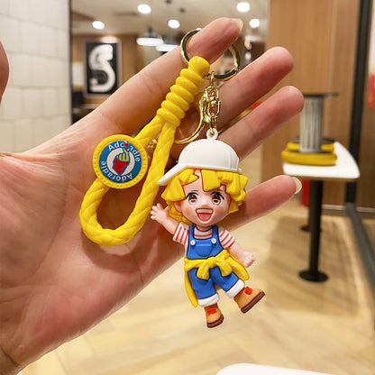 Cartoon Animation PVC Keychain Cute Keychain