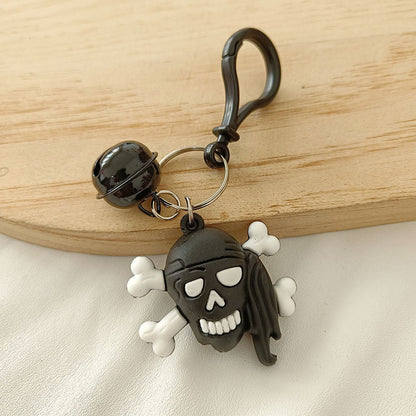 Cute Cartoon Doll Halloween Ghost Silicone Keychains