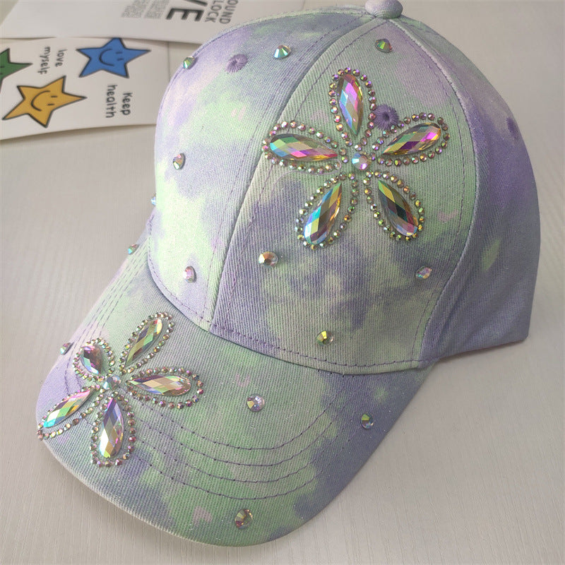 Big Kids Flower Butterfly Baseball Cap
