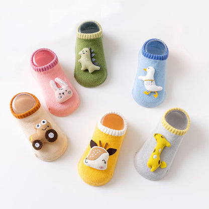 Baby Three-dimensional Doll Dinosaur Rabbit Thick Toddler Socks