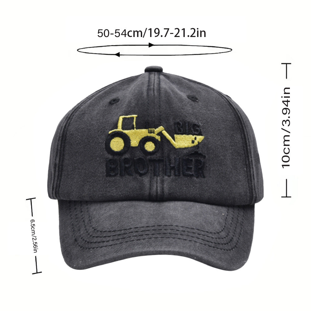 Cotton Embroidered Small Car Children's Baseball Caps