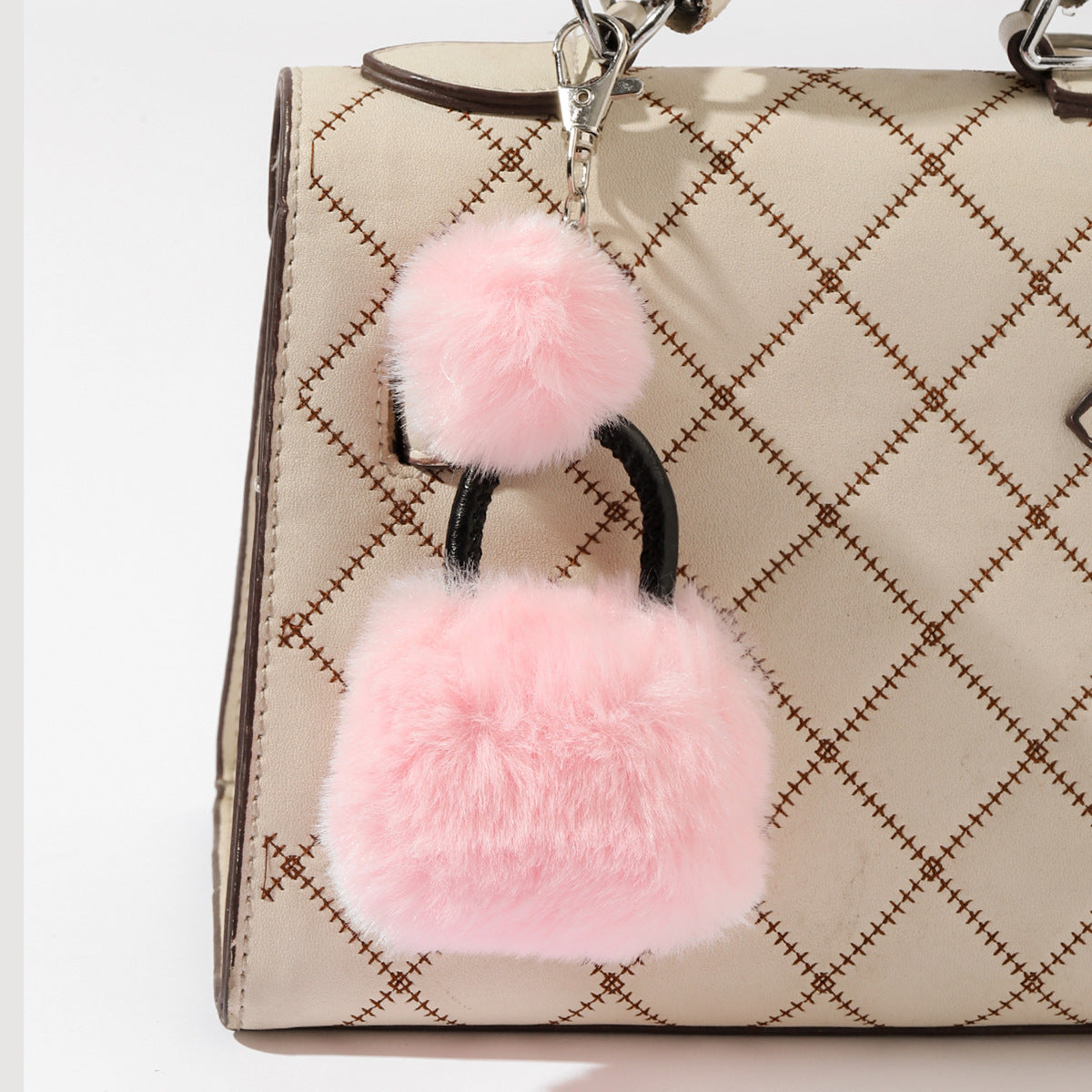 Plush Mini Pouch Keychain