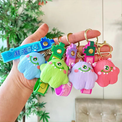 Keychain Silicone One-eyed Monster Cute Keychain
