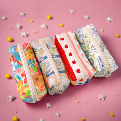 Cotton Floral Pencil Case