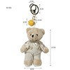 Cute Teddy Bear Doll Plush Ball Keychain
