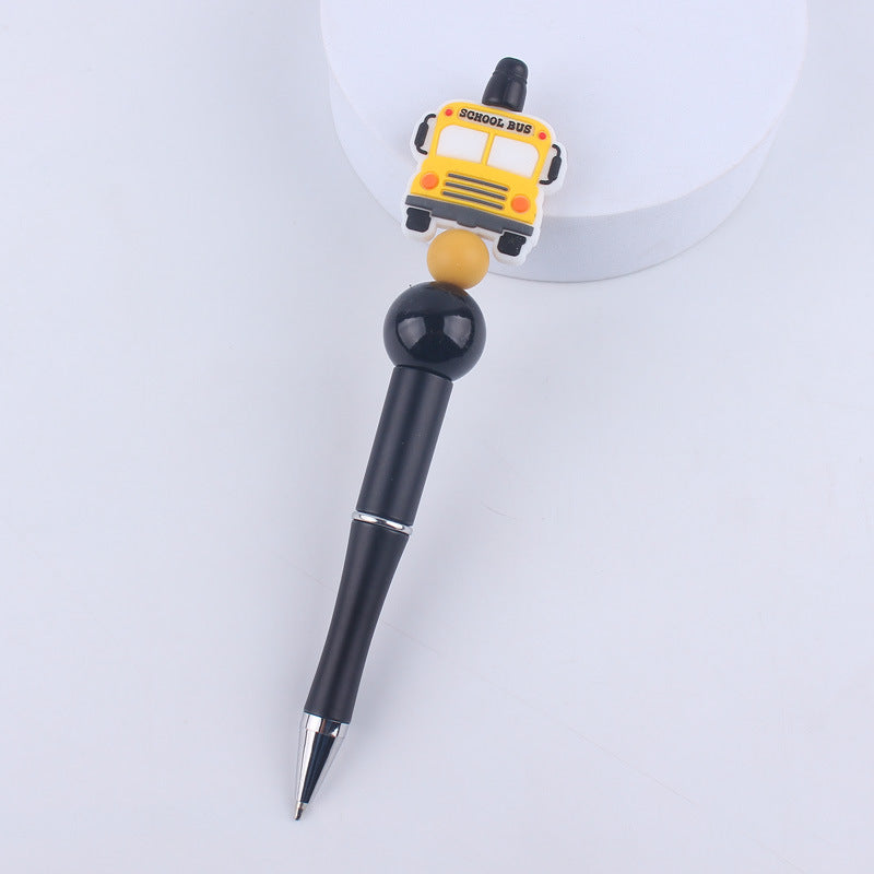 Cartoon Silicone Bead Pens