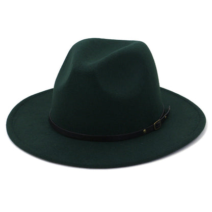 Jazz Hat Autumn And Winter British Retro Top Hat Fashion Women's Woolen Hat Wholesale Women's Hats