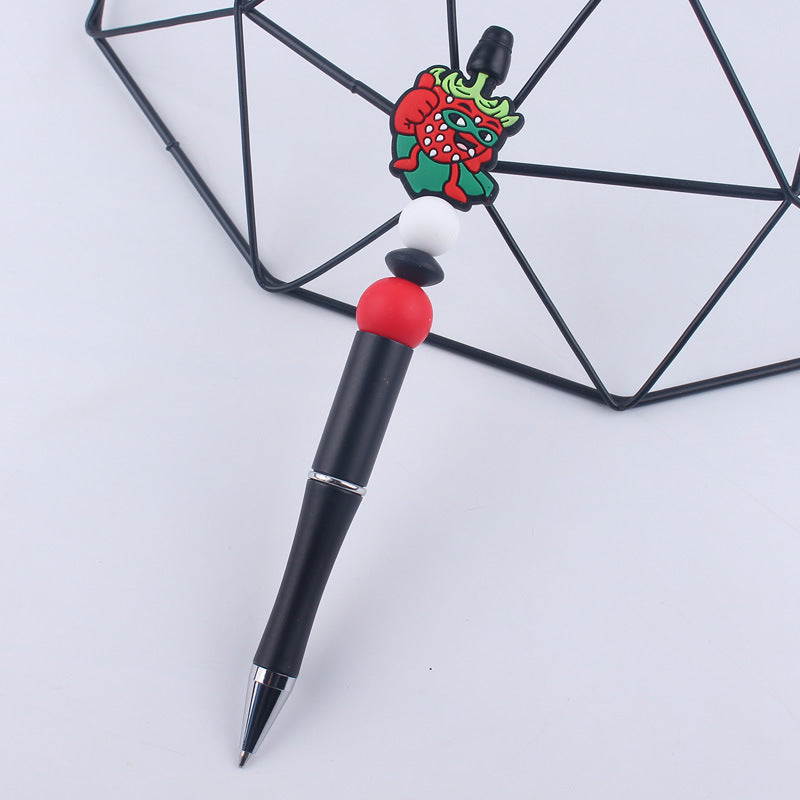 Beaded PENS Cartoon Fruit Series Silicone Handmade Beaded