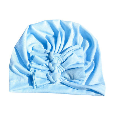 New Bow Baby Hat Spring And Autumn Solid Color Baby Hat Newborn Baby Hat 21 Colors Available Wholesale Baby Hats