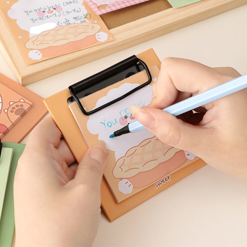 Cute Mini Board Clip Paper Convenience Stickers