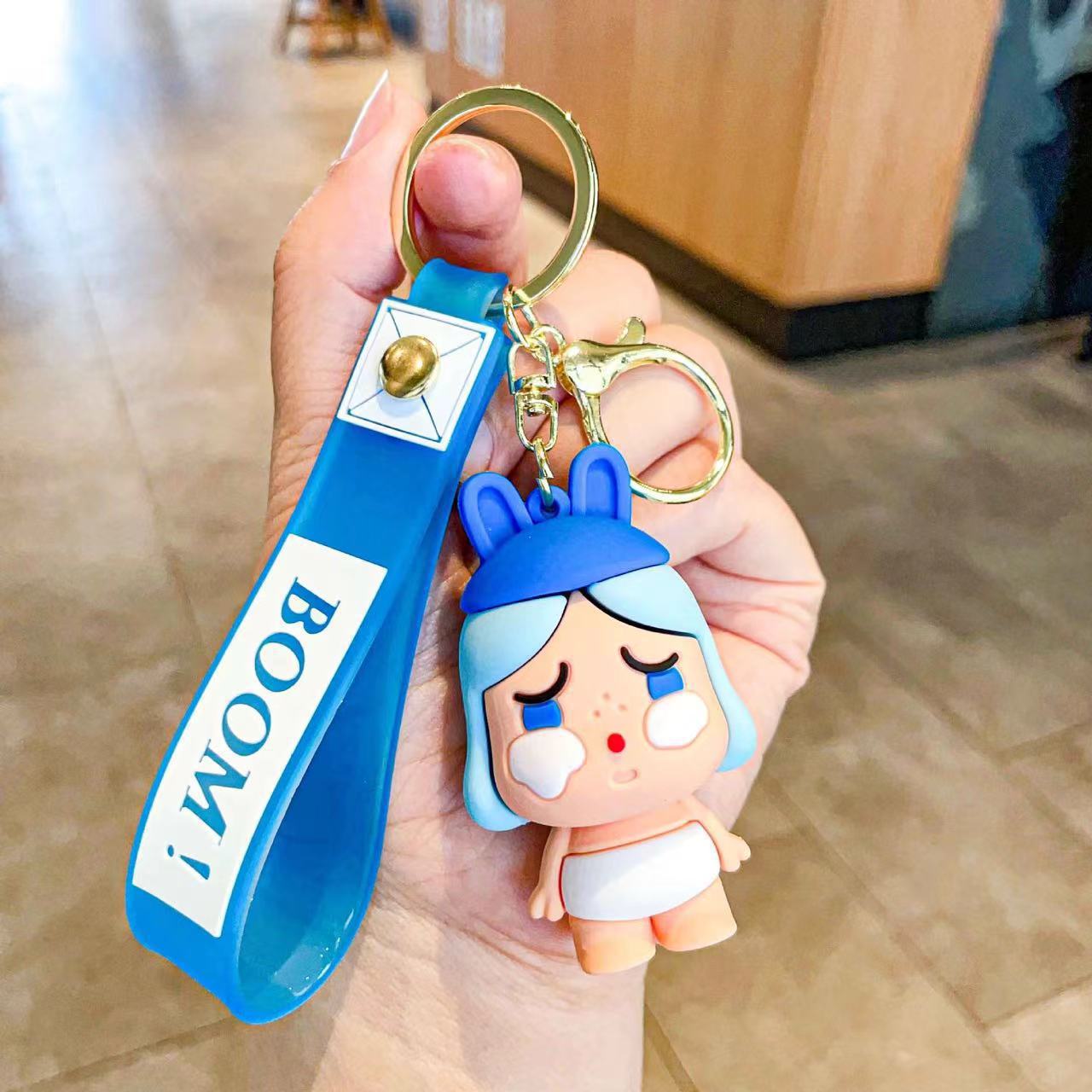 Cartoon Doll Silicone Creative Keychain