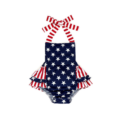 USA Independence Day Jumpsuits Cotton Baby Clothes