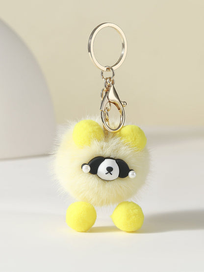 Cartoon Cute Plush Bear Keychain