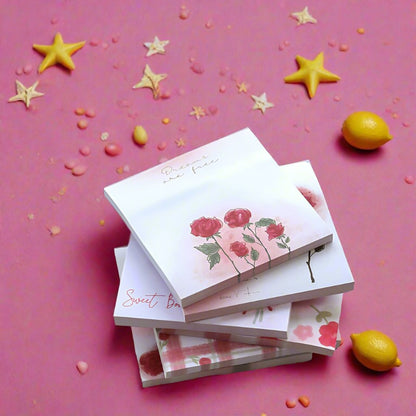 Paper Rose Series Post-it Notes