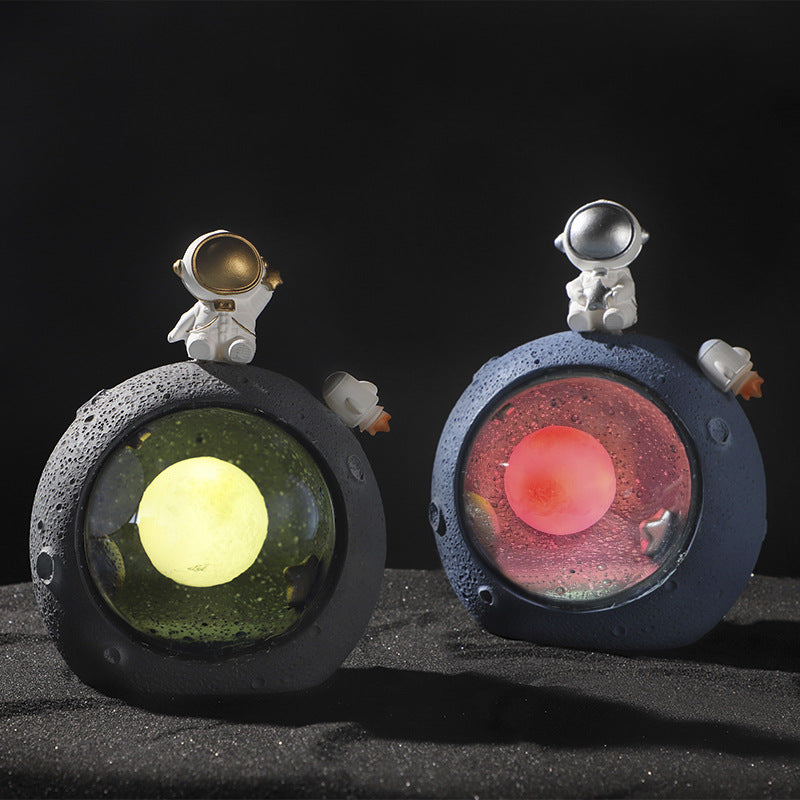 Resin Galaxy Astronaut Creative Home Desktop