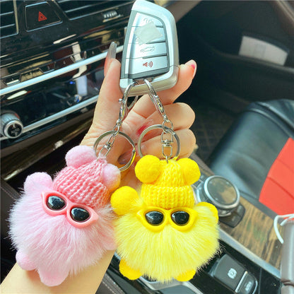 Fur Ball Doll Keychain