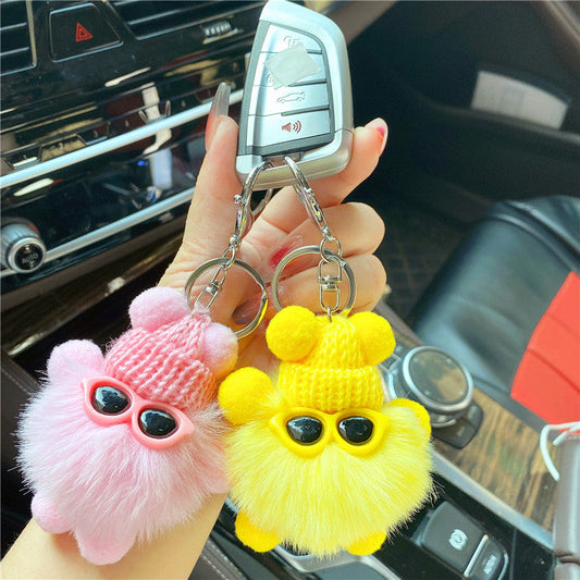 Fur Ball Doll Keychain