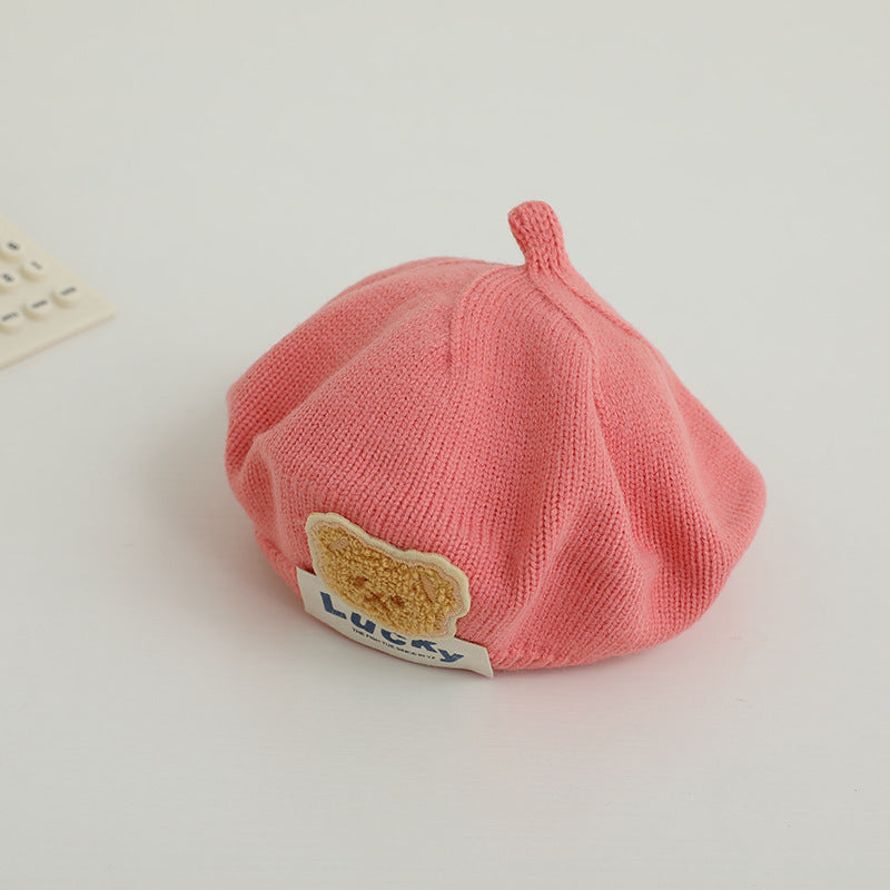 Wholesale Children's Woolen Bear Beret