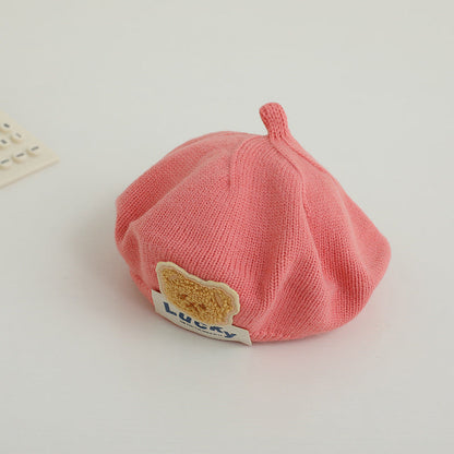 Wholesale Children's Woolen Bear Beret