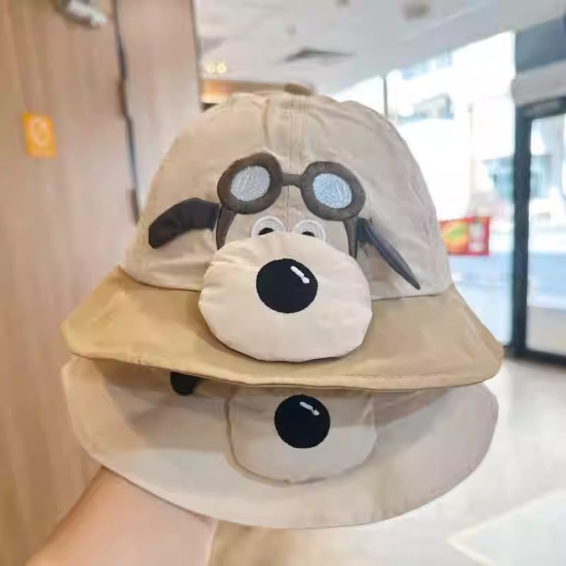 Baby Cute Puppy Sunshade Bucket Hat