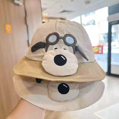 Baby Cute Puppy Sunshade Bucket Hat