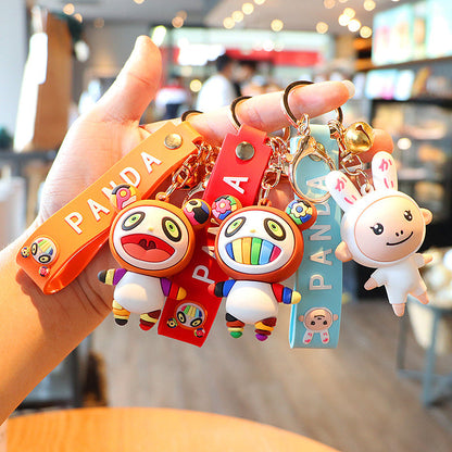 Wholesale Cartoon Environmentally Friendly PVC Keychain Cute Keychain ACC-KC-JiuYou001