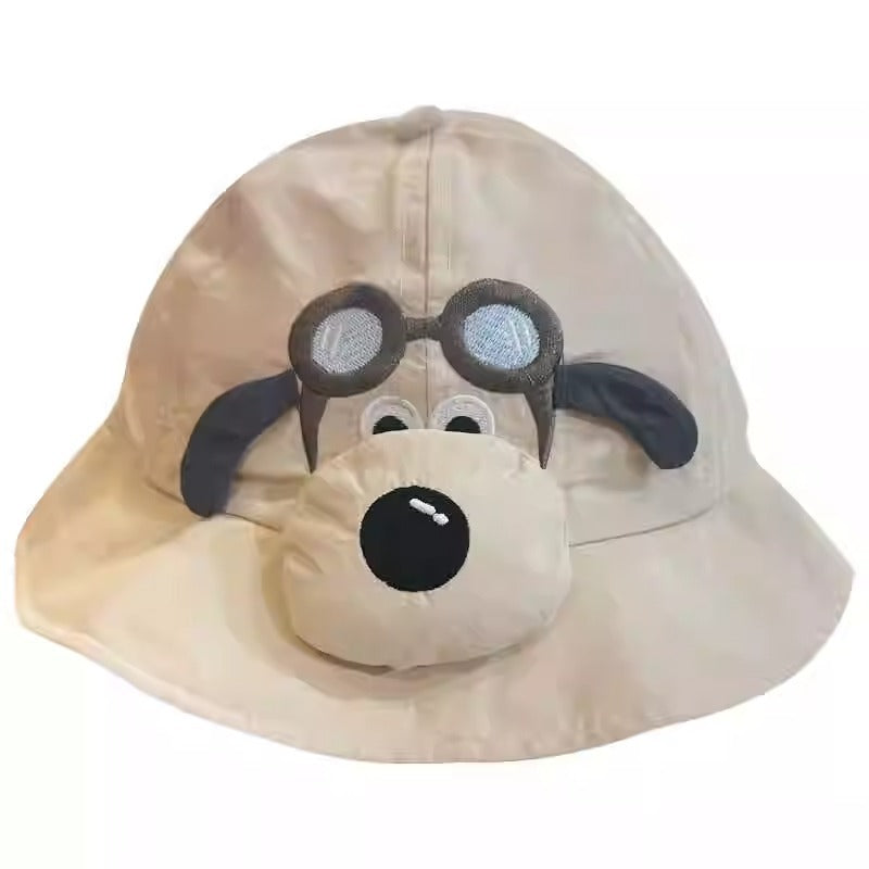 Baby Cute Puppy Sunshade Bucket Hat