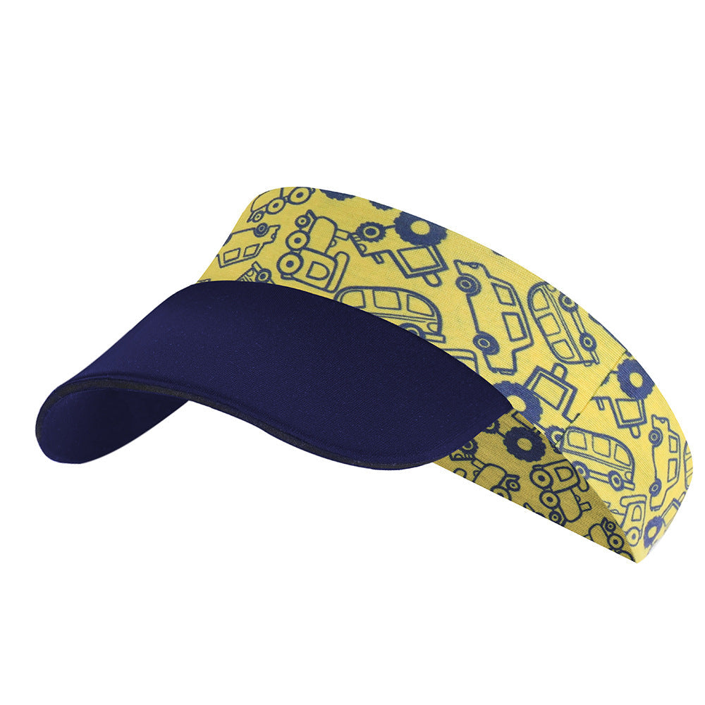 Polyester Kids Summer Print Sports Beanie Hat