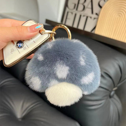 Plush Mushroom Keychain