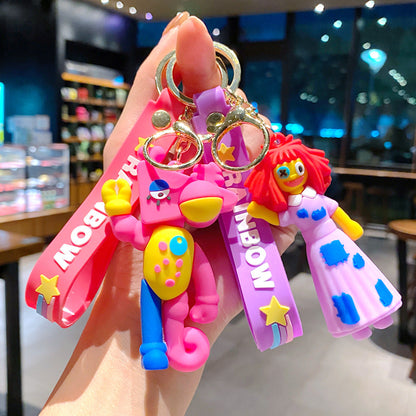 PVC Soft Glue Cute Keychain Creative Keychain