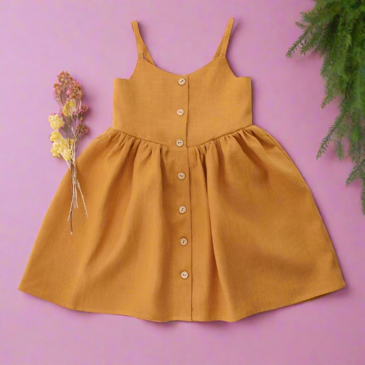 Girls Summer Cotton Sundress Baby Clothes