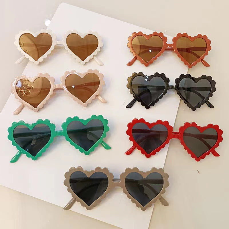Wholesale Children's Heart Shaped Sunglasses