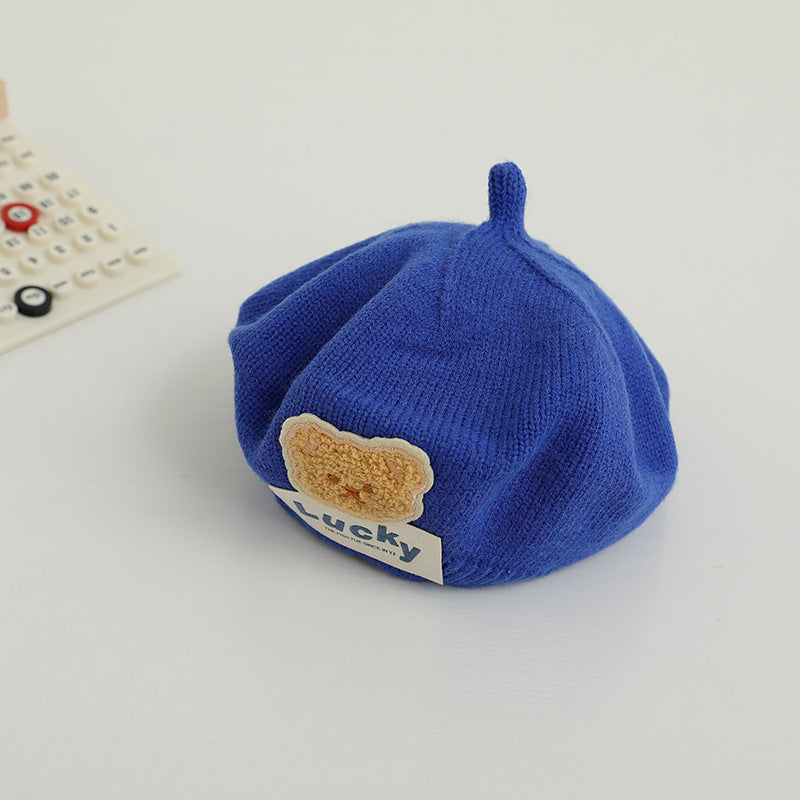 Wholesale Children's Woolen Bear Beret