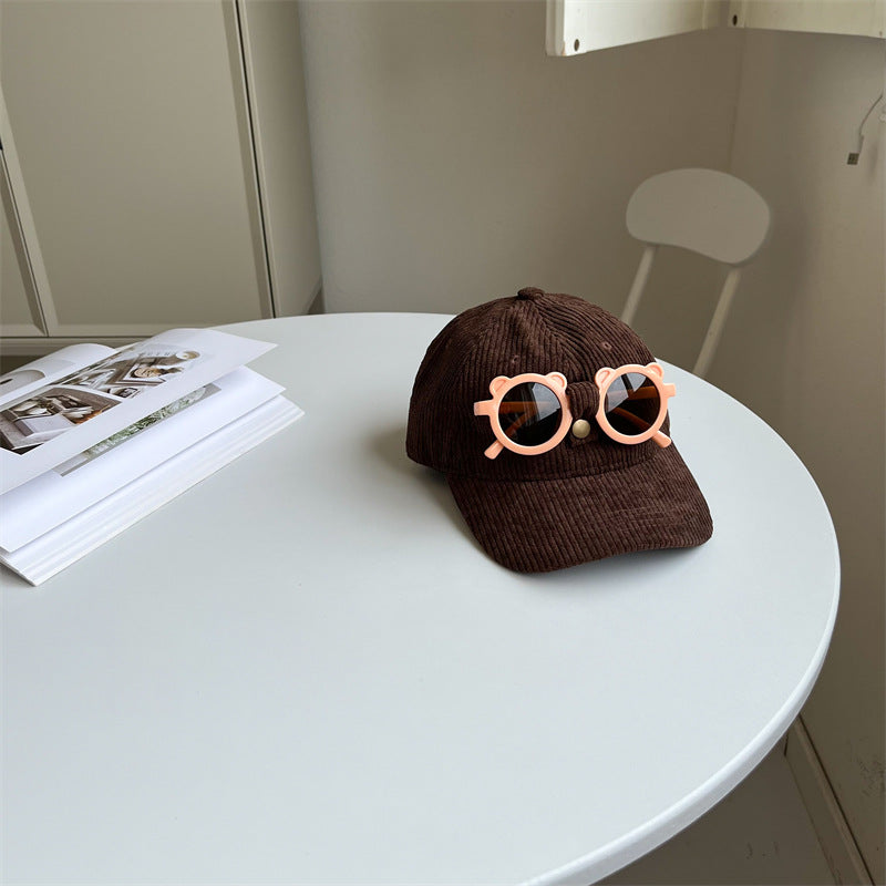 Cotton Children's Cartoon Sunglasses Hat