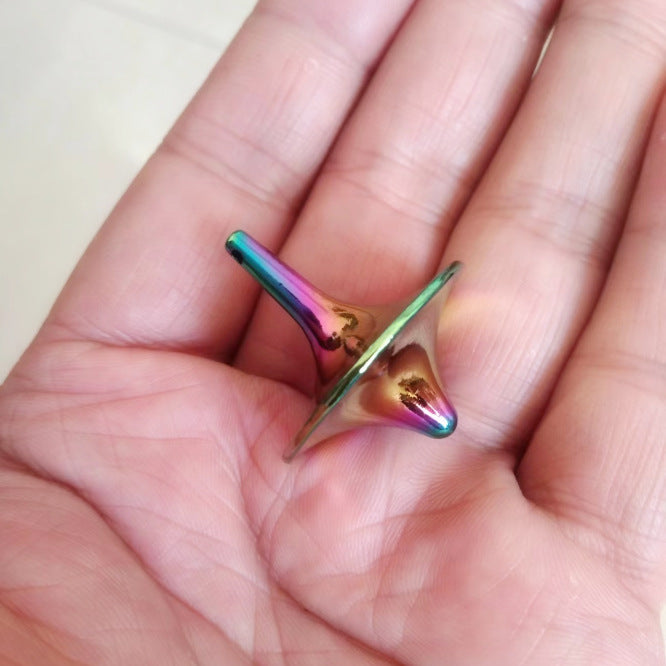Metal Fingertip Decompression Spinning Top TOY