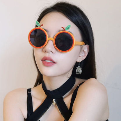 Wholesale ABS Birthday Party Orange Glasses