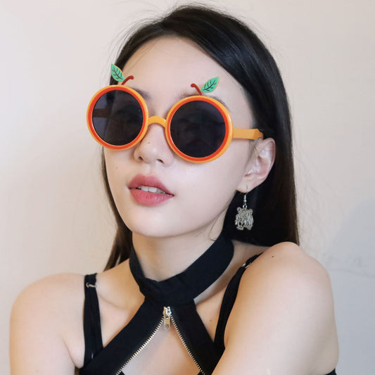 Wholesale ABS Birthday Party Orange Glasses