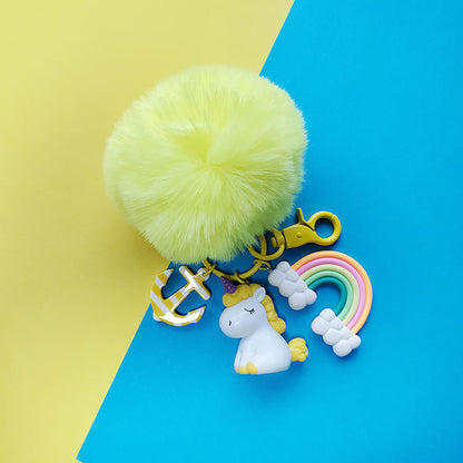 Fur Ball My Little Pony Resin Keychain