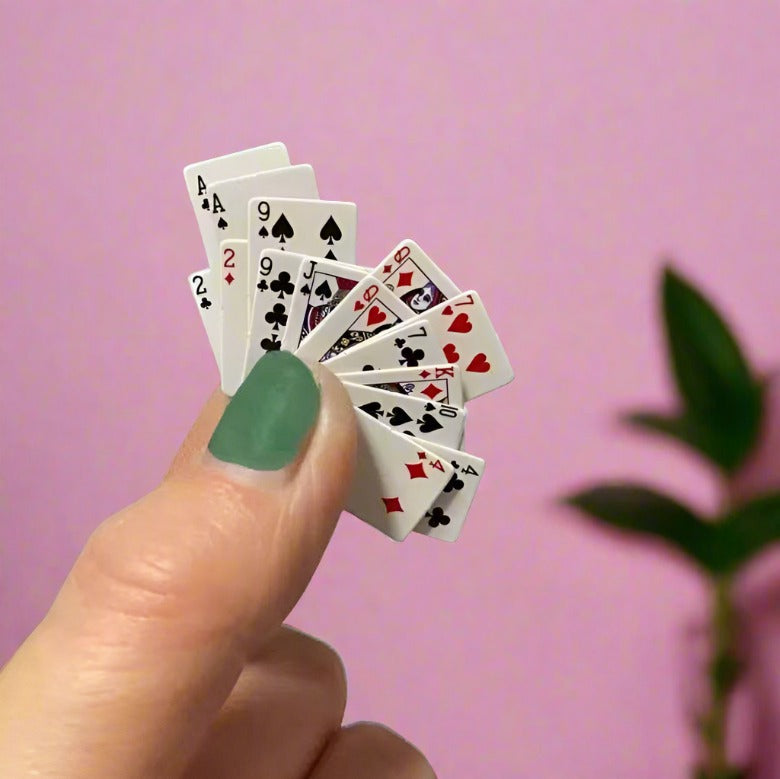 Mini Playing Card Coated Paper TOY 10pcs