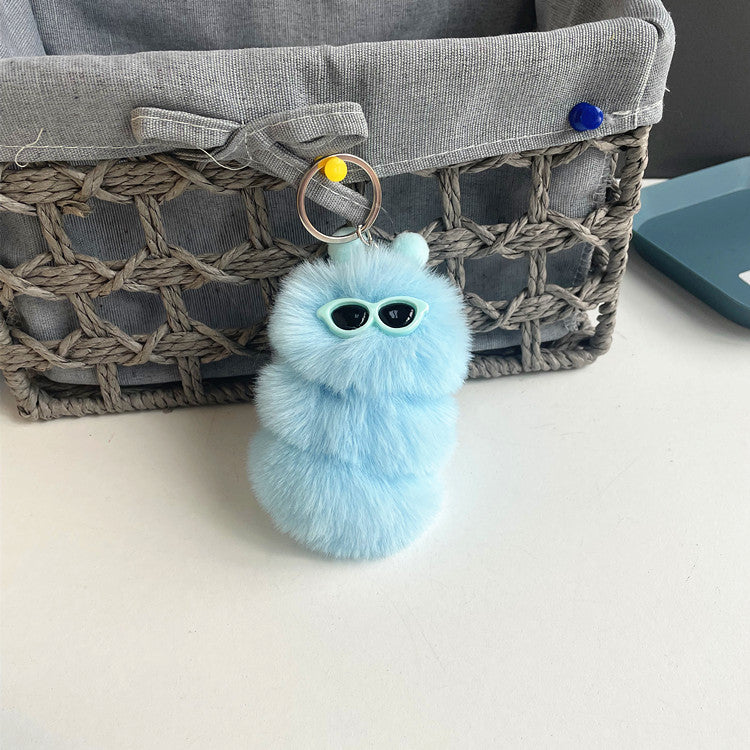 of New Cute Fruit Colored Cartoon Plush Caterpillar