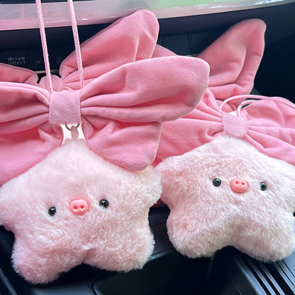 Cute Star Doll Plush Ball Keychain