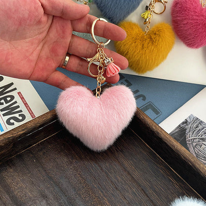 Tassel Love Plush Keychains
