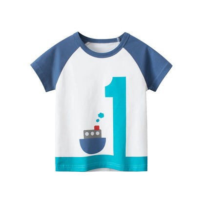 Wholesale Boys Short Sleeve T-Shirt Baby Clothes