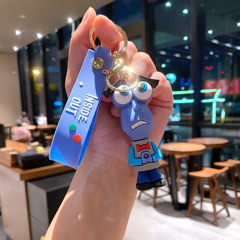 Cartoon Doll PVC Soft Keychains Silicone Creative Keychain