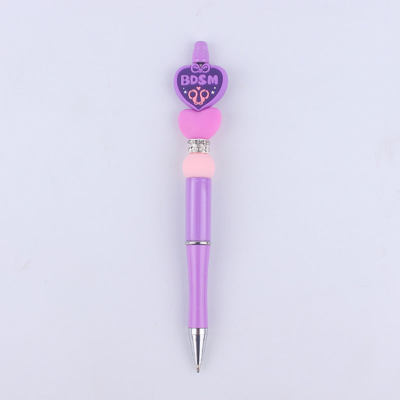 Cartoon Silicone Bead Pens